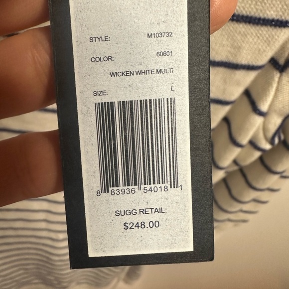 Marc By Marc Jacobs Navy and Cream Striped Dress - Picture 7 of 9